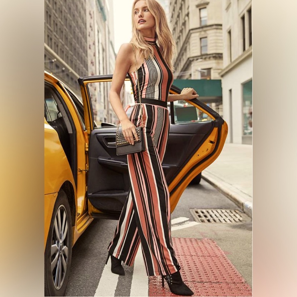 Striped Jumpsuit